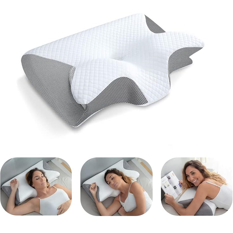 Memory Foam Orthopedic Pillow Neck Pain - 1pc Memory Foam Pillow, 2 in