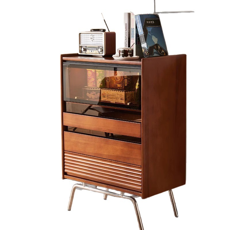 Storage & Organization - Solid wood chest Nordic, retro small