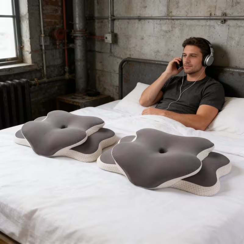 Memory Foam Orthopedic Pillow Neck Pain - Memory Foam Pillows for Side Sleepers