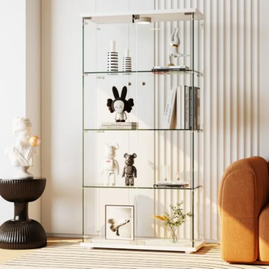 Lighting - Tempered Glass Display Cabinet for Collectibles