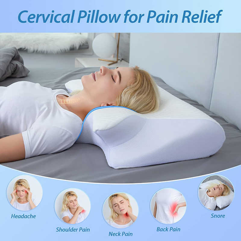 New Memory Foam Cervical Pillo - Anti Snore Contour Pillow review and price