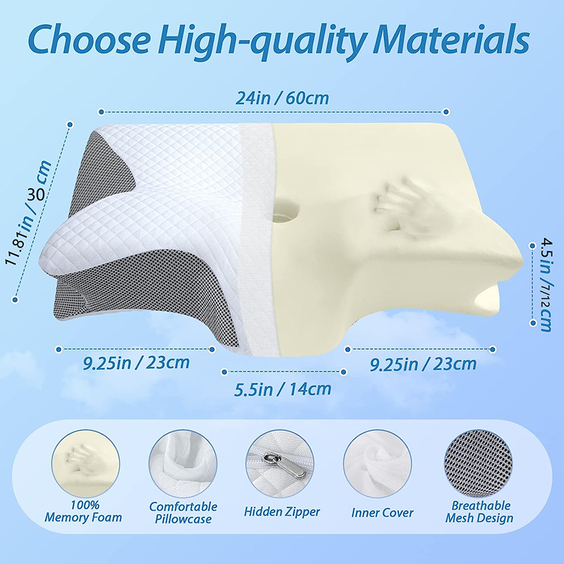 New Memory Foam Cervical Pillo - Anti Snore Contour Pillow review and price