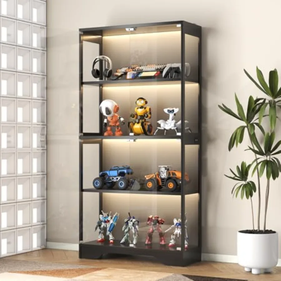 Display Cabinet with Glass Doo - Lighting review and price
