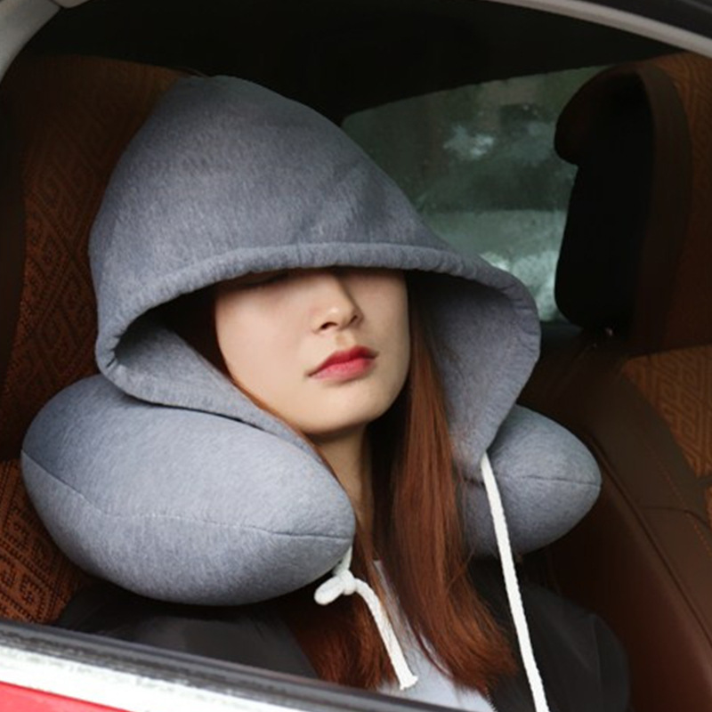 U-shaped Hooded Travel Home Pi - Anti Snore Contour Pillow review and price
