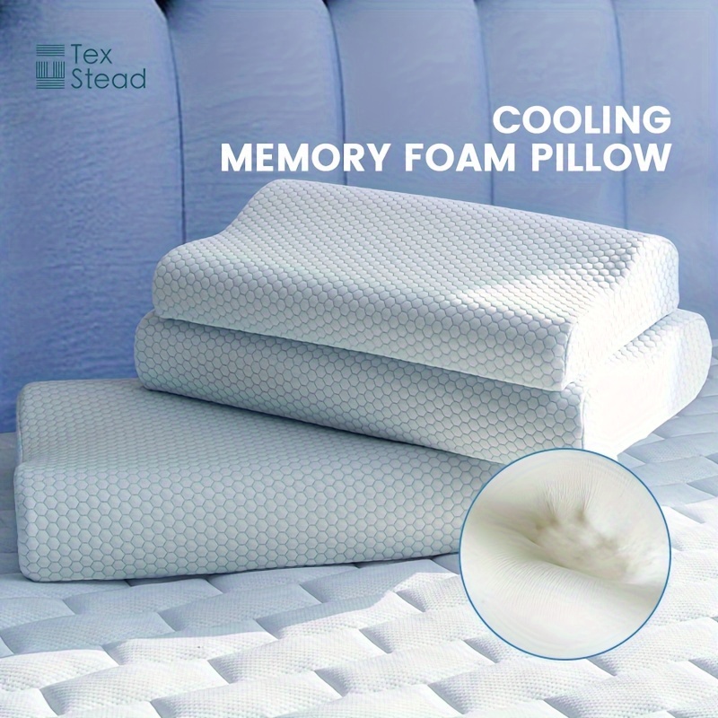 Cooling Memory Foam Pillow, Or - Memory Foam Orthopedic Pillow Neck Pain review and price