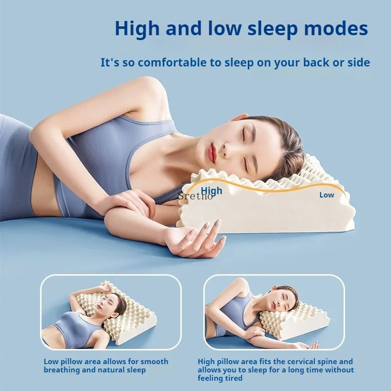 Ergonomic Latex Cervical Massa - Memory Foam Orthopedic Pillow Neck Pain review and price