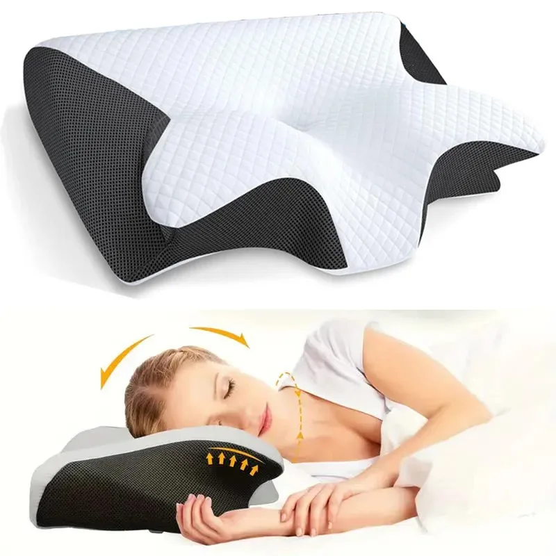 Butterfly Memory Foam Cervical - Memory Foam Orthopedic Pillow Neck Pain review and price