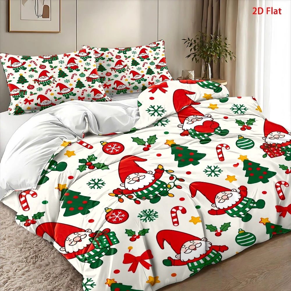 Christmas Gnome Christmas Tree - Duvet Cover Sets With Zipper review and price