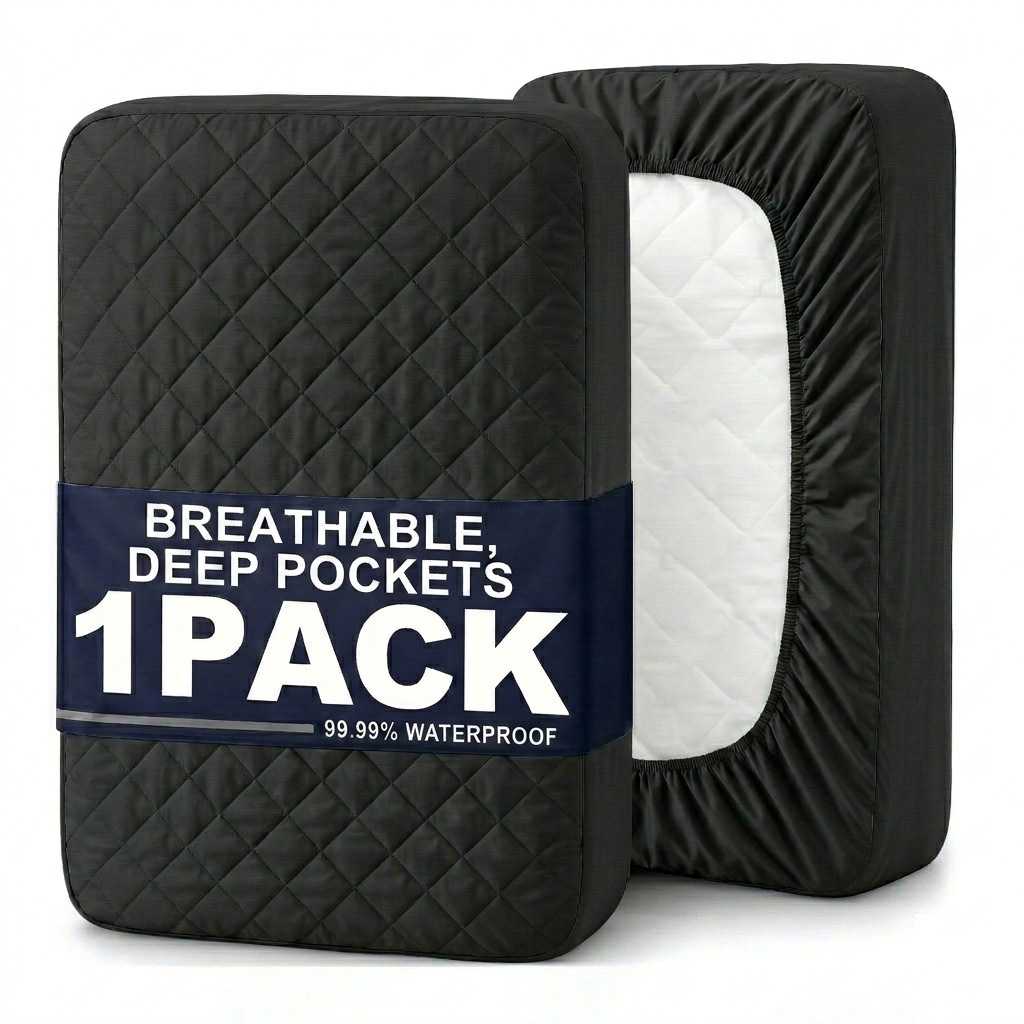 1pc Modern Soft Breathable Wat - Waterproof Mattress Protector Breathable review and price