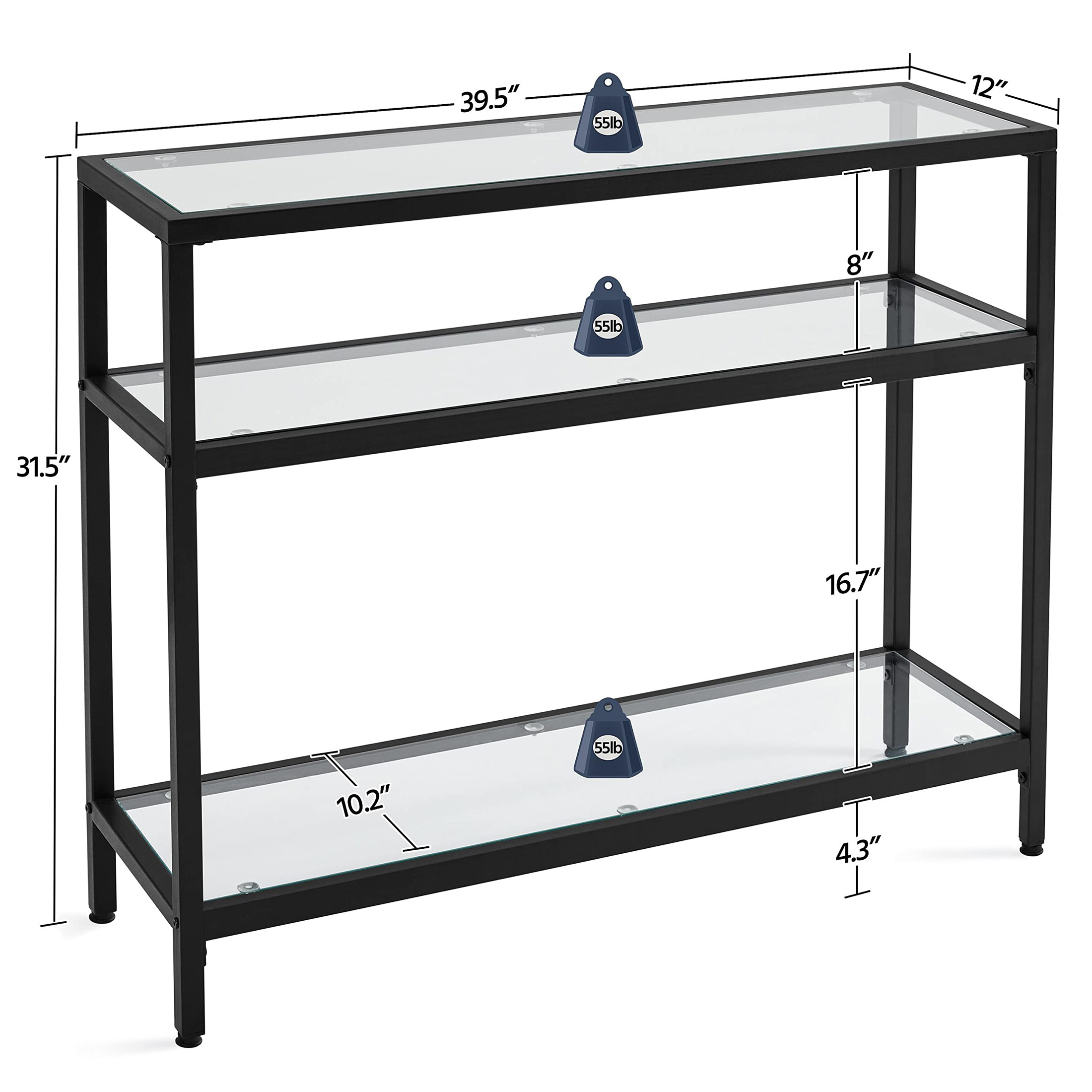 Console Table, Metal Frame and - Storage & Organization review and price