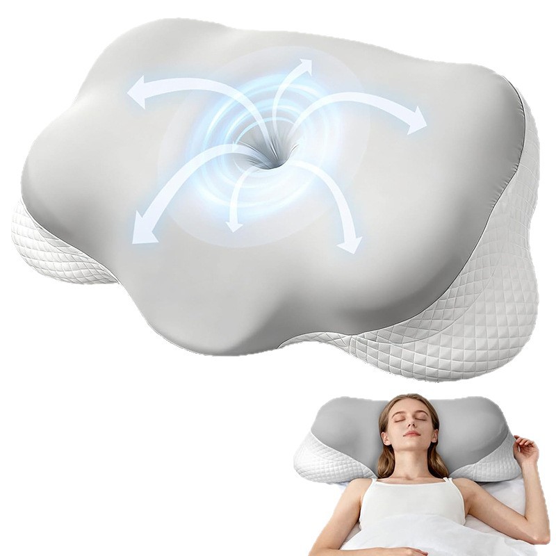 Summer Cool Ice Silk Neck Pill - Memory Foam Orthopedic Pillow Neck Pain review and price