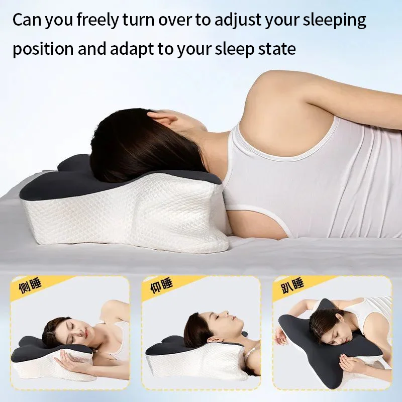 Butterfly Memory Foam Neck Pil - Memory Foam Orthopedic Pillow Neck Pain review and price