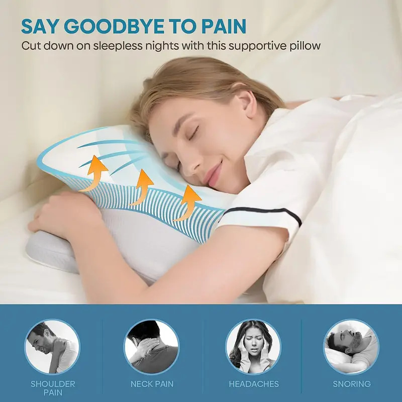 Odorless Orthopedic Memory Foa - Memory Foam Orthopedic Pillow Neck Pain review and price
