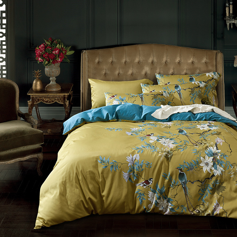 Luxury 600TC Egyptian Cotton B - Aesthetic Floral Duvet Cover review and price