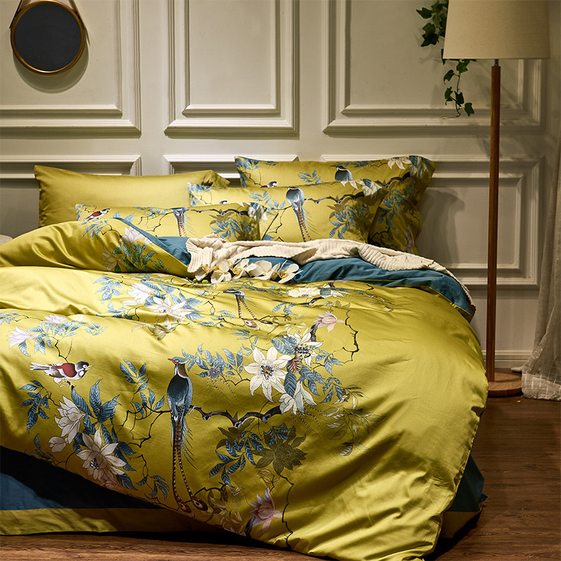 Luxury 600TC Egyptian Cotton B - Aesthetic Floral Duvet Cover review and price